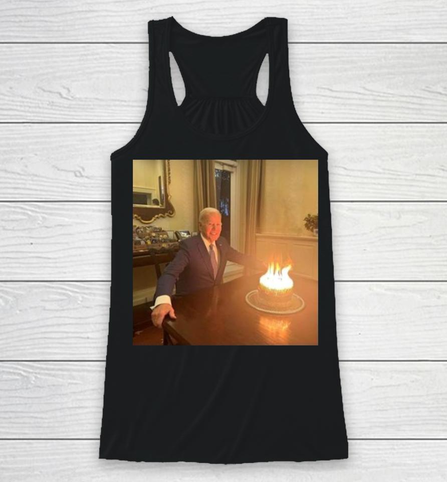 Joe Biden’s 81 Candle Cake For His 81St Birthday Racerback Tank