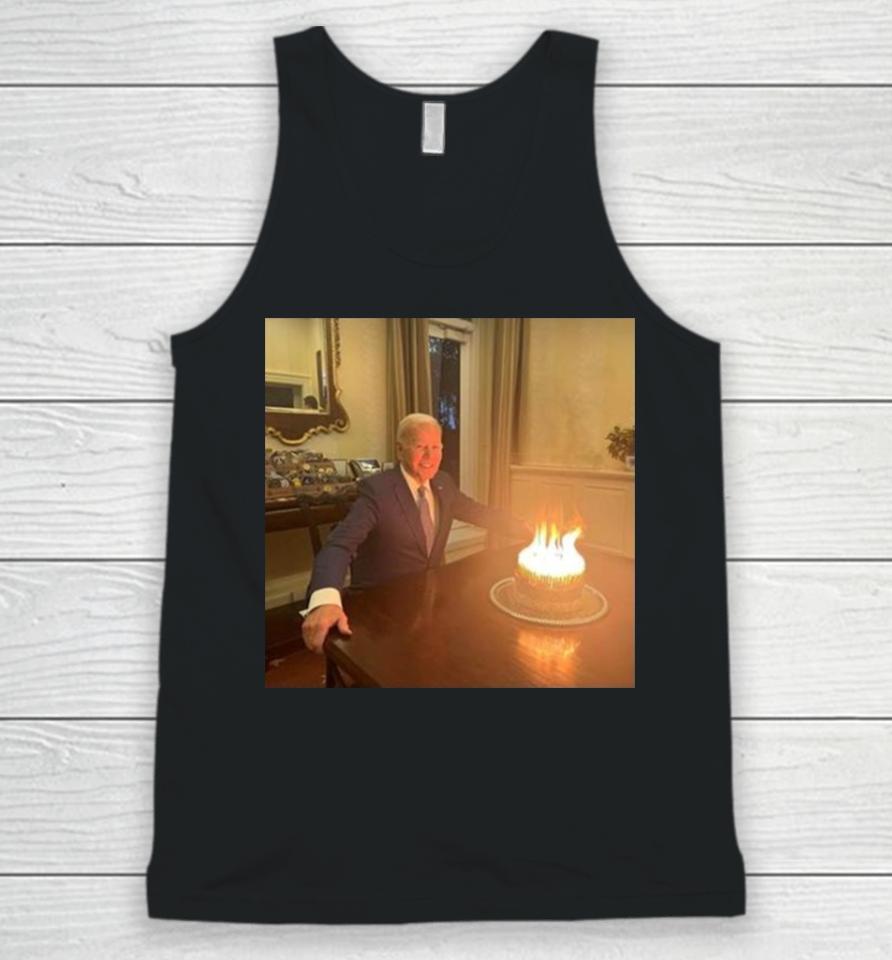 Joe Biden’s 81 Candle Cake For His 81St Birthday Unisex Tank Top