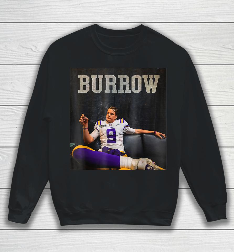 Joe Burrow Cigar Sweatshirt