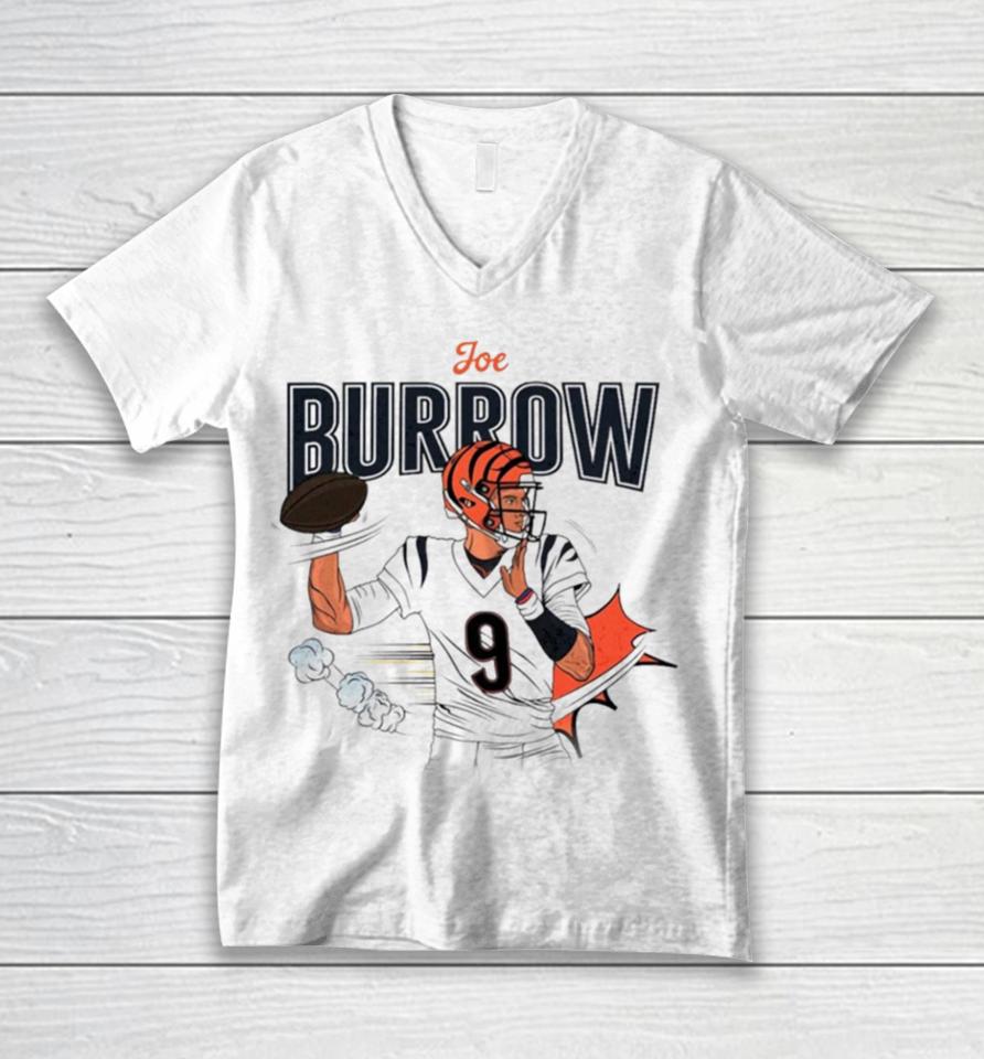 Joe Burrow Cincinnati Bengals Football Unisex V-Neck T-Shirt