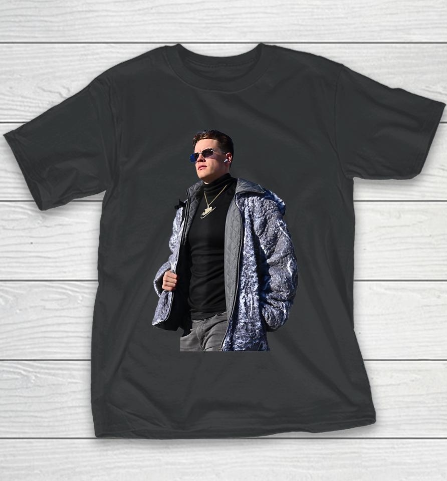Joe Burrow Sunglasses Youth T-Shirt
