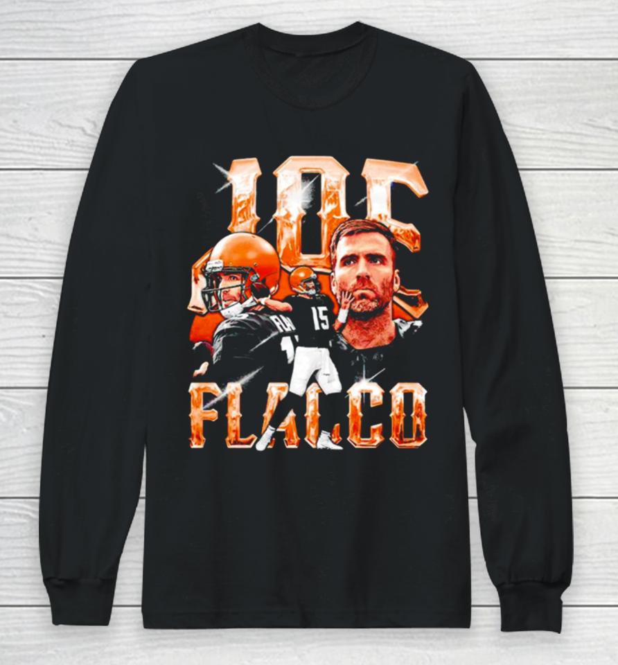 Joe Flacco Cleveland Browns Poster Vintage Long Sleeve T-Shirt