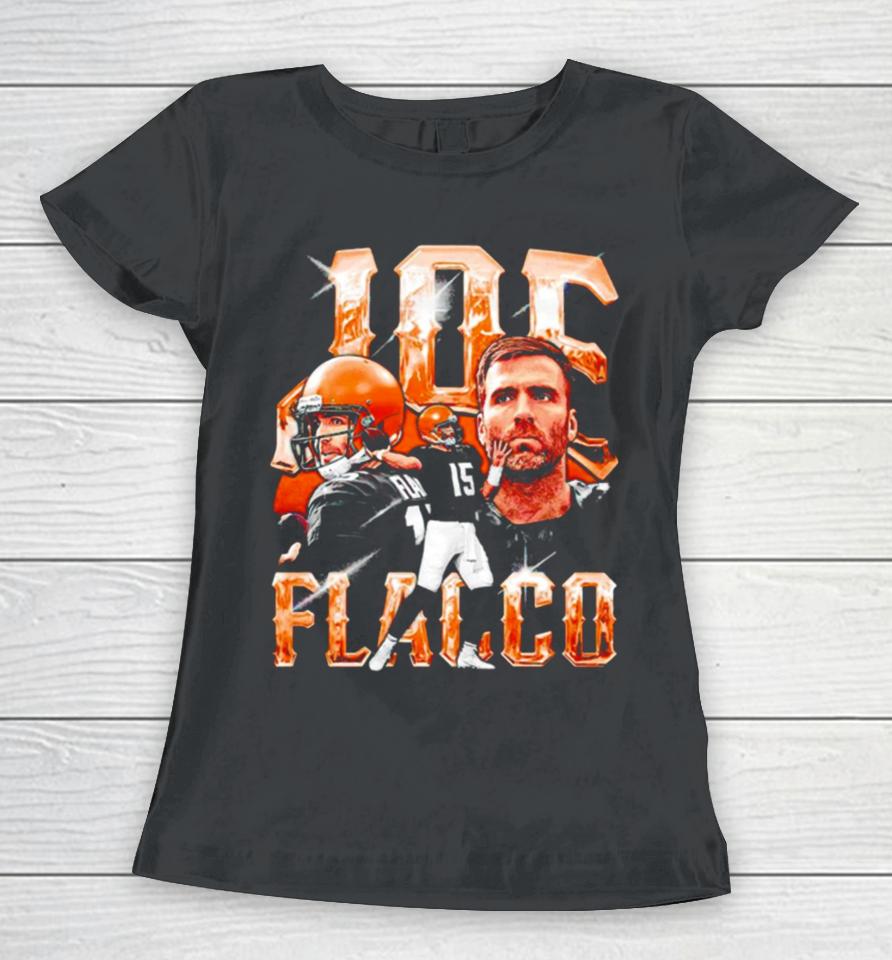 Joe Flacco Cleveland Browns Poster Vintage Women T-Shirt