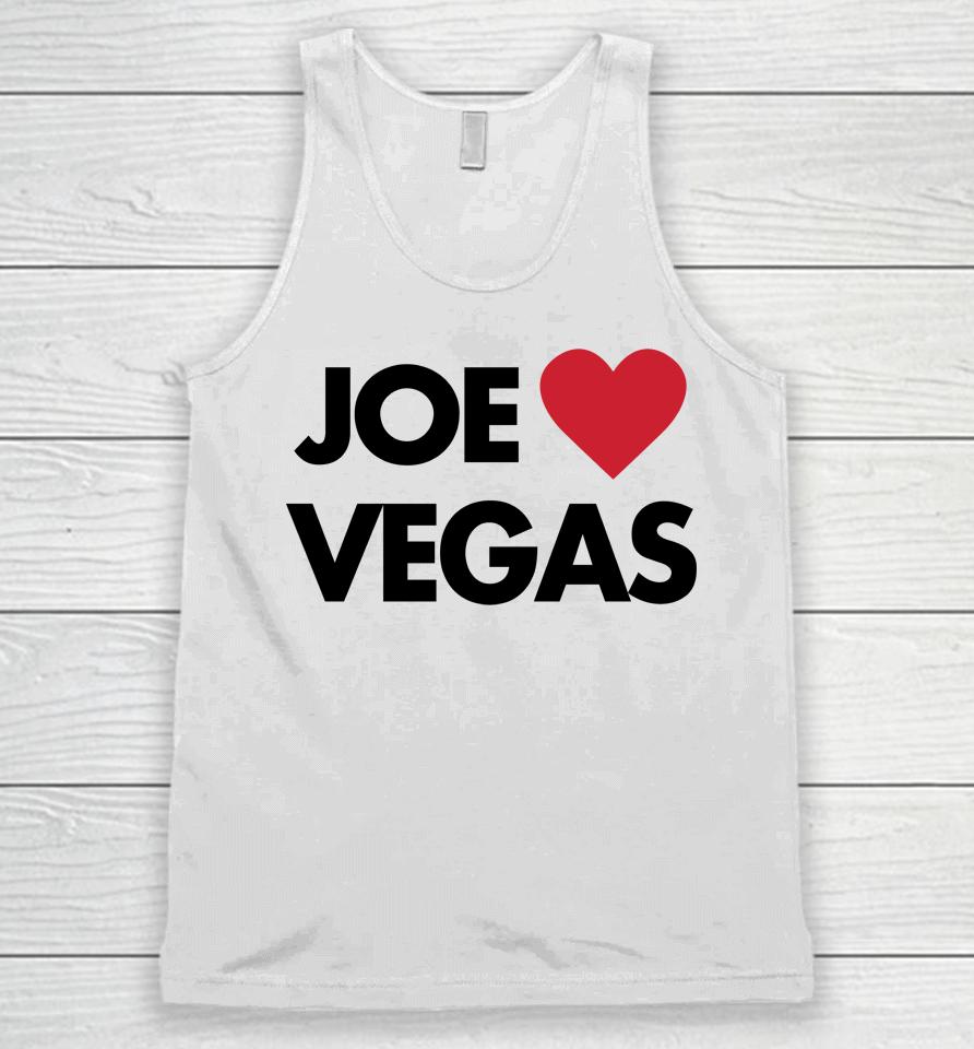 Joe Loves Vegas Unisex Tank Top