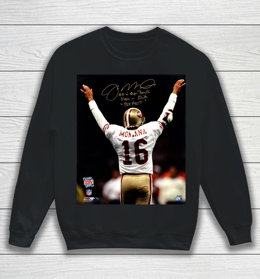 Joe Montana Nfl San Francisco 49Ers Joe Montana 16 Sweatshirt