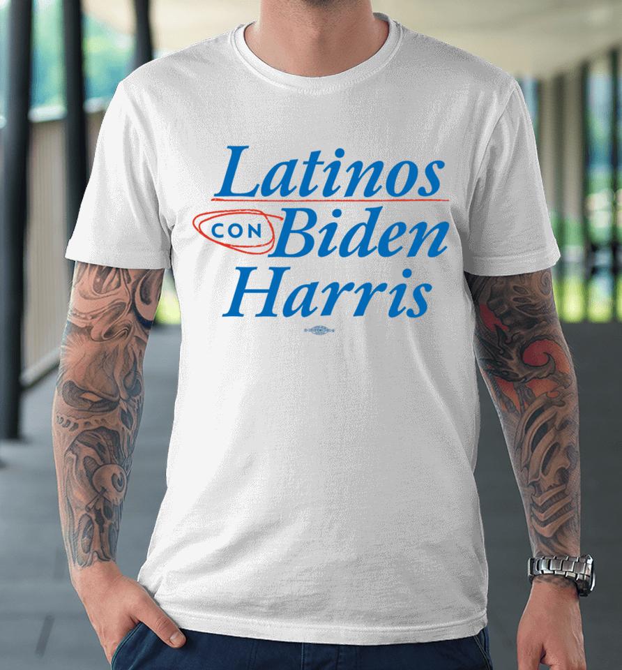 Joebiden Store Latinos Con Biden Harris Premium T-Shirt