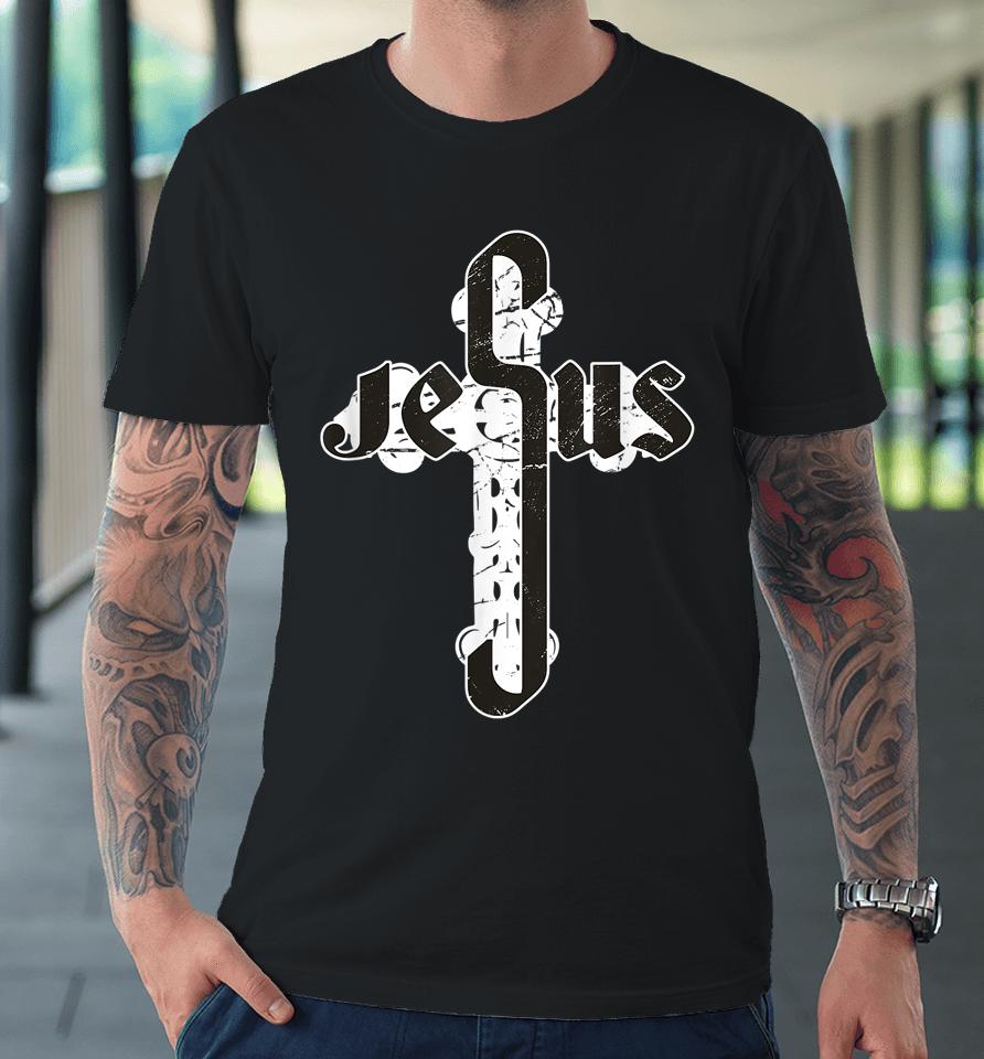 John 3-16 Christian Cross Bible Premium T-Shirt