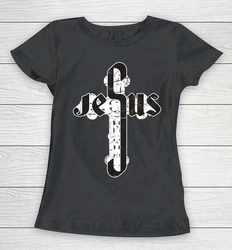 John 3-16 Christian Cross Bible Women T-Shirt
