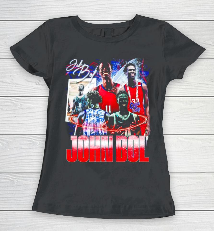 John Bol Ole Miss Rebels Graphic Poster Women T-Shirt