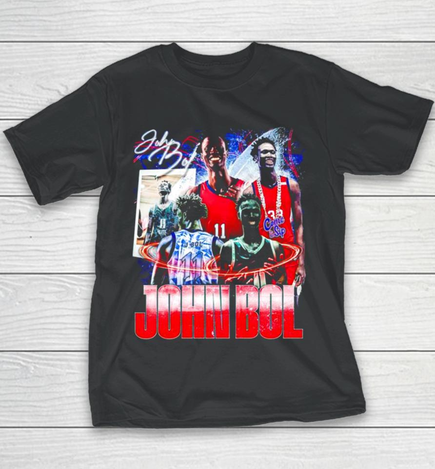 John Bol Ole Miss Rebels Graphic Poster Youth T-Shirt