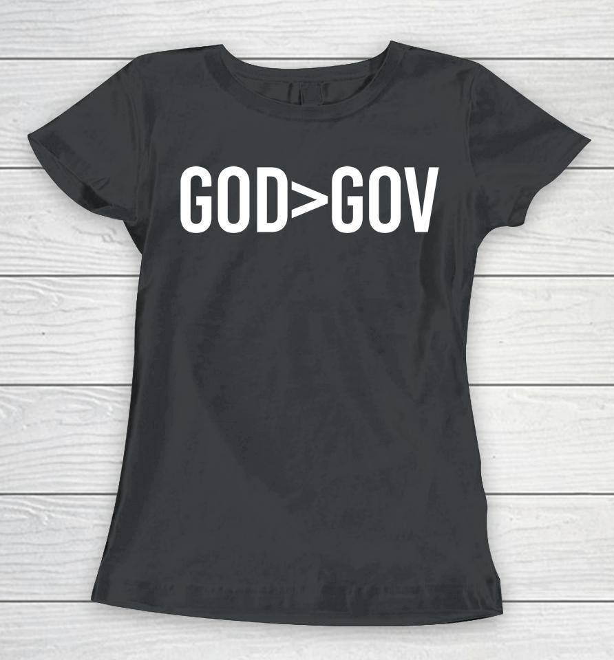 John K Amanchukwu God &Gt; Gov Women T-Shirt