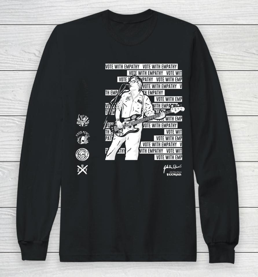 John Ross Bowie Bassists Against Racists Long Sleeve T-Shirt