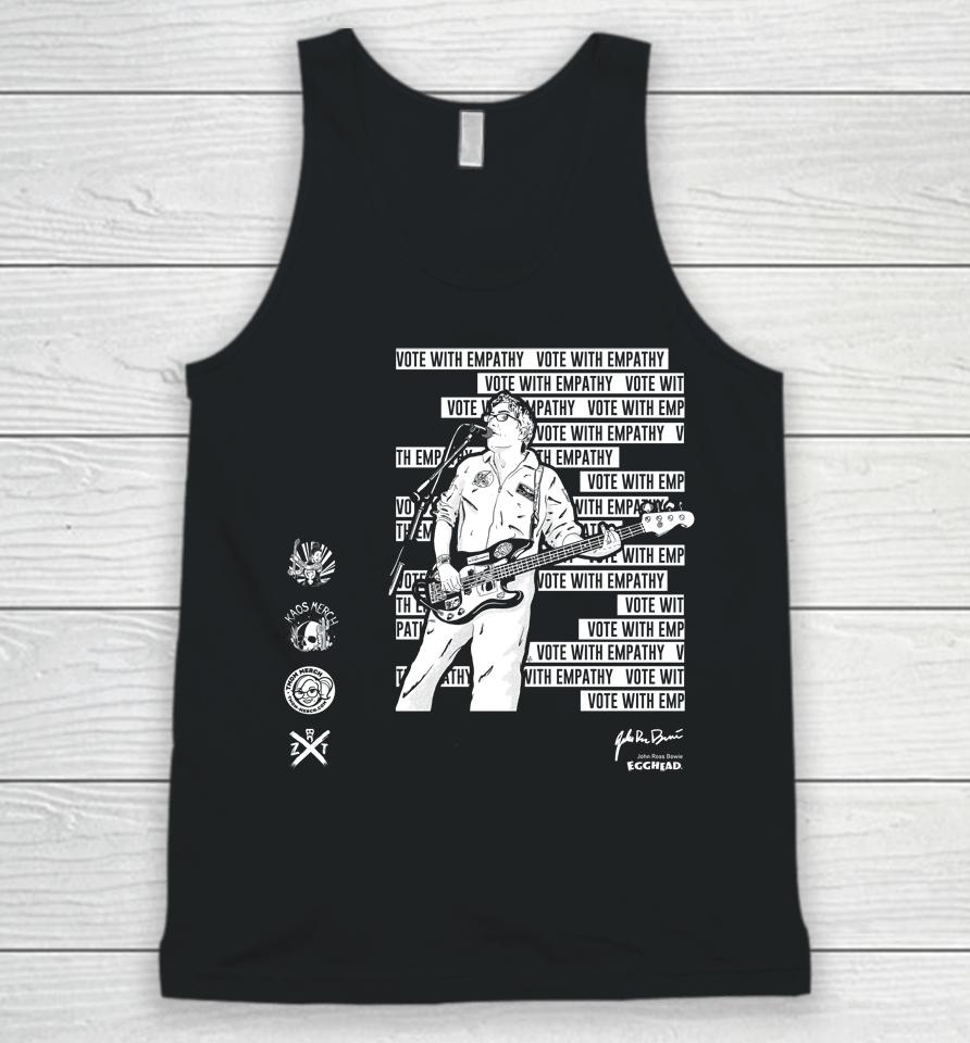 John Ross Bowie Bassists Against Racists Unisex Tank Top