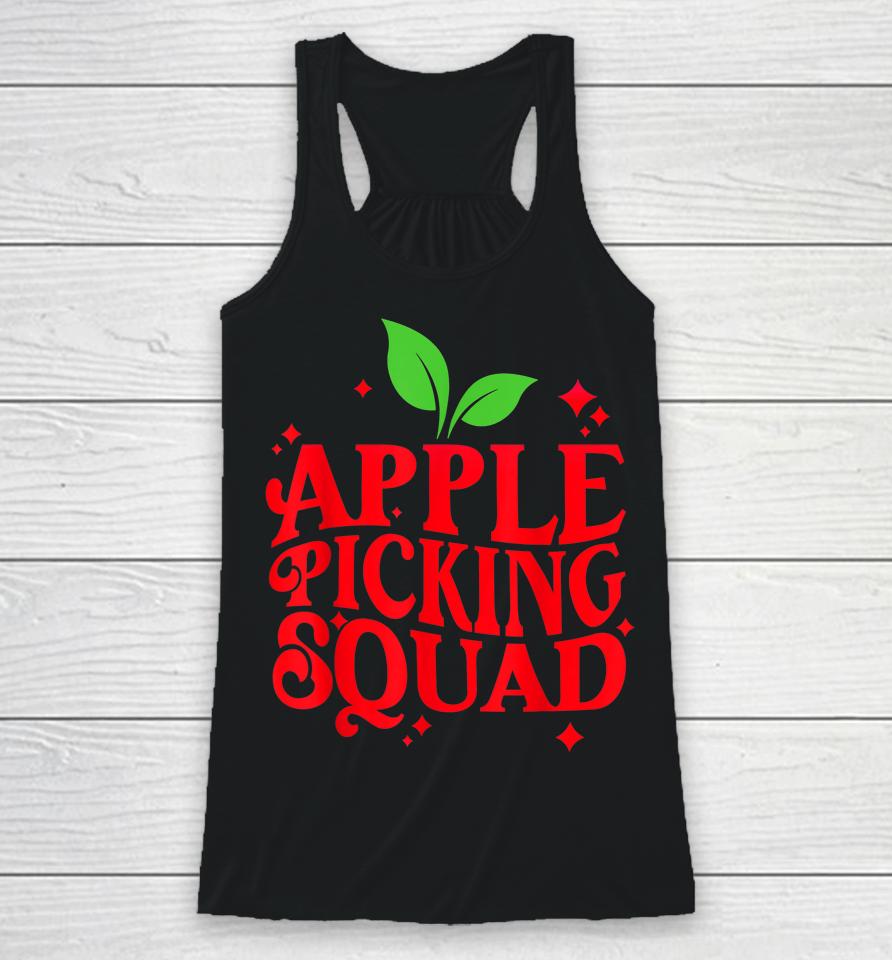 Johnny Appleseed Day T-Shirt Apple Picking Squad Racerback Tank
