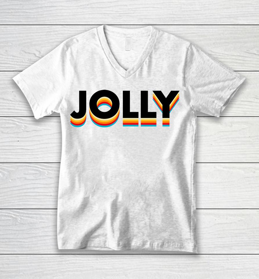 Jolly Logo Unisex V-Neck T-Shirt