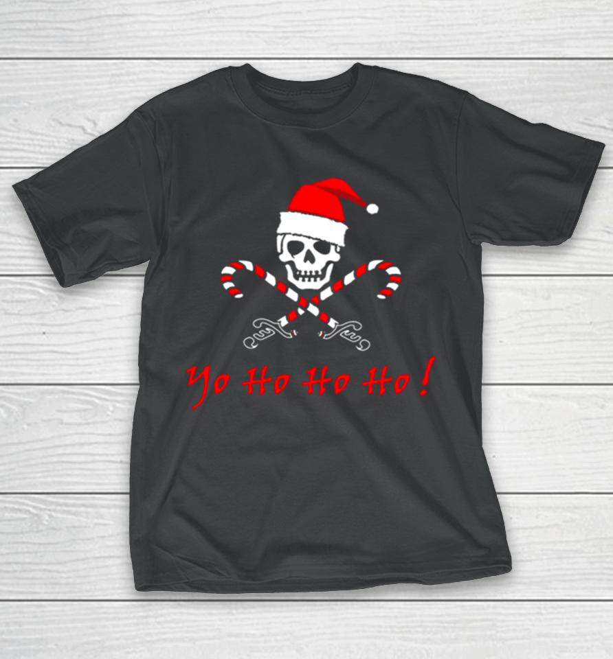 Jolly Pirate Santa Christmas T-Shirt