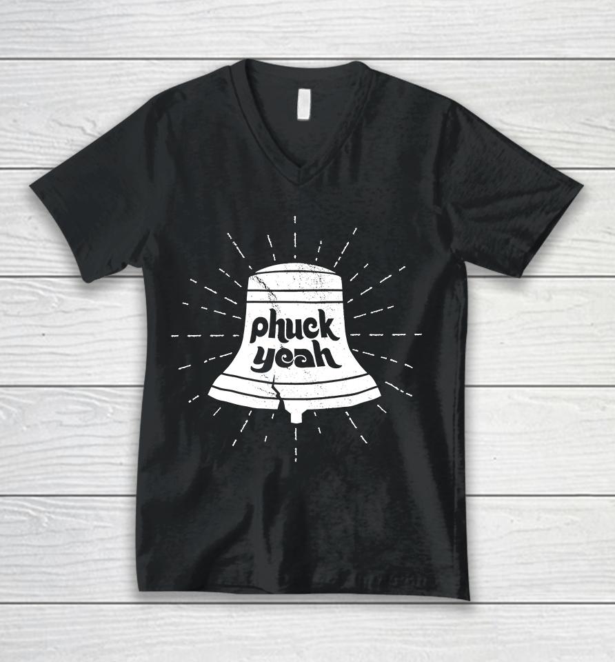 Jomboy Media The Philly Phuck Yeah Unisex V-Neck T-Shirt