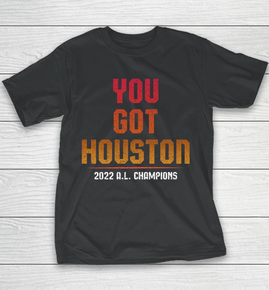 Jomboy Media You Got Houston 2022 Al Champions Youth T-Shirt