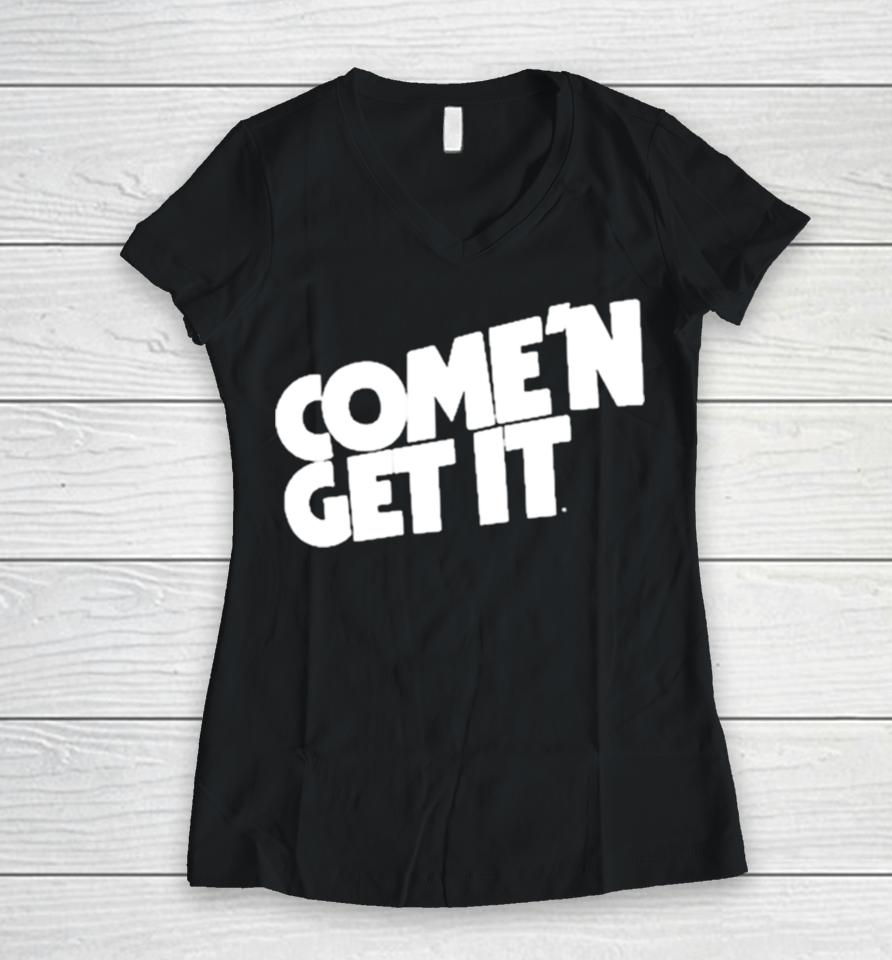 Jonas Brothers Come’n Get It Women V-Neck T-Shirt
