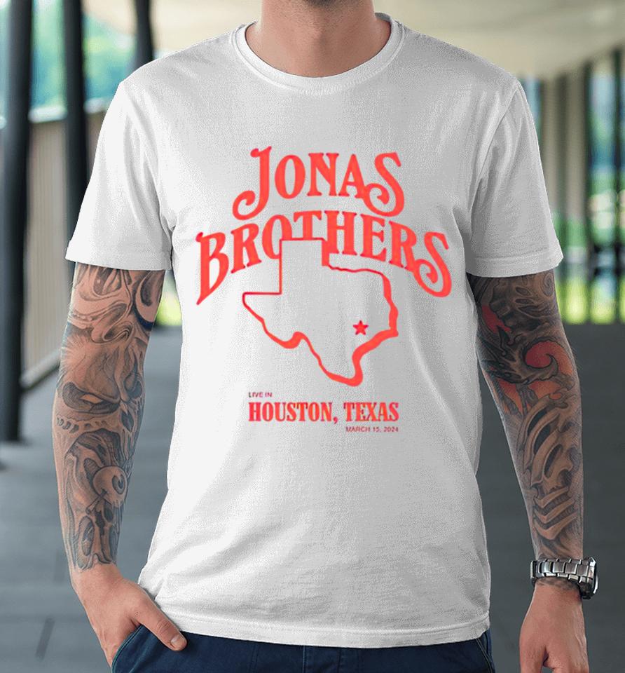 Jonas Brothers Houston Rodeo Texas State Premium T-Shirt