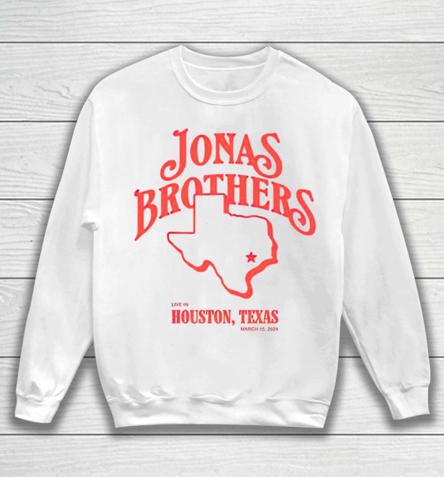 Jonas Brothers Houston Rodeo Texas State Sweatshirt
