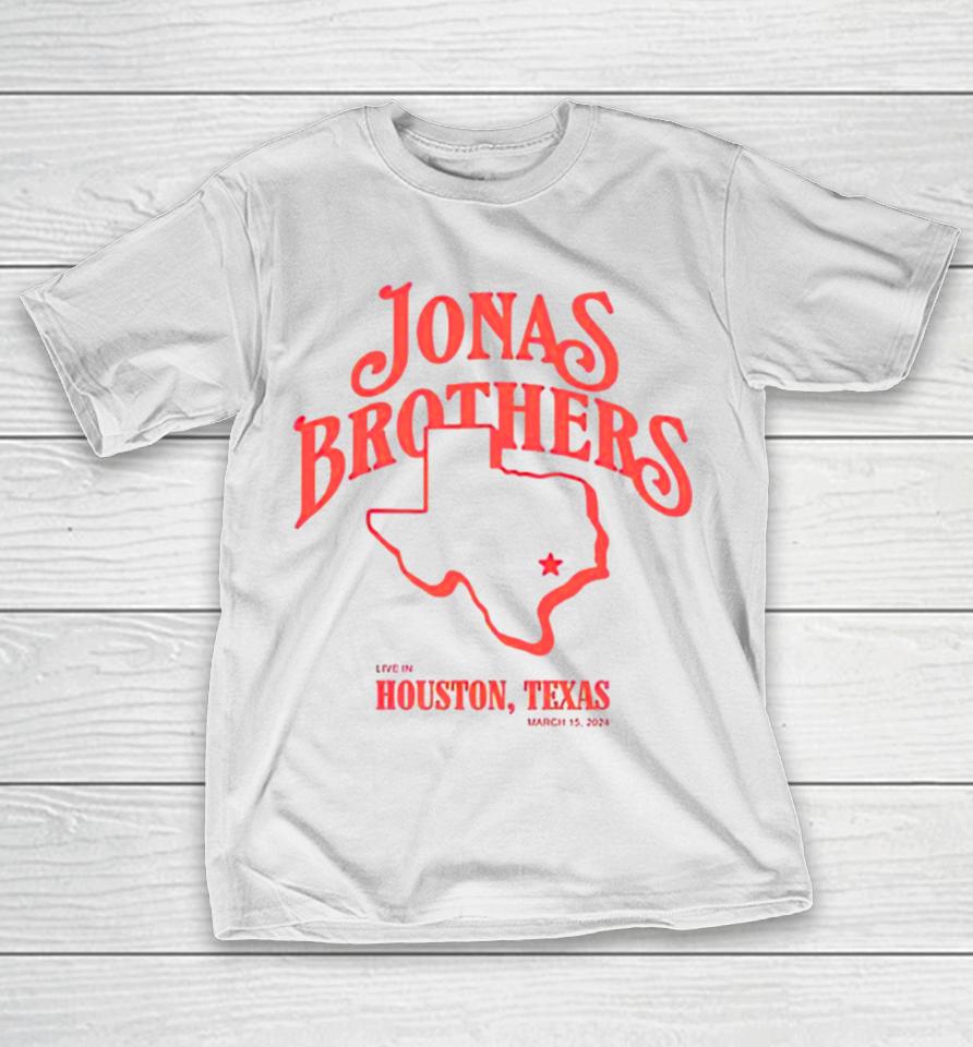 Jonas Brothers Houston Rodeo Texas State T-Shirt