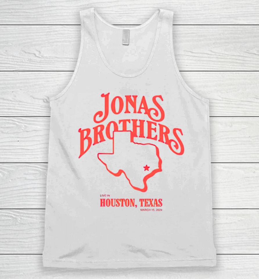 Jonas Brothers Houston Rodeo Texas State Unisex Tank Top