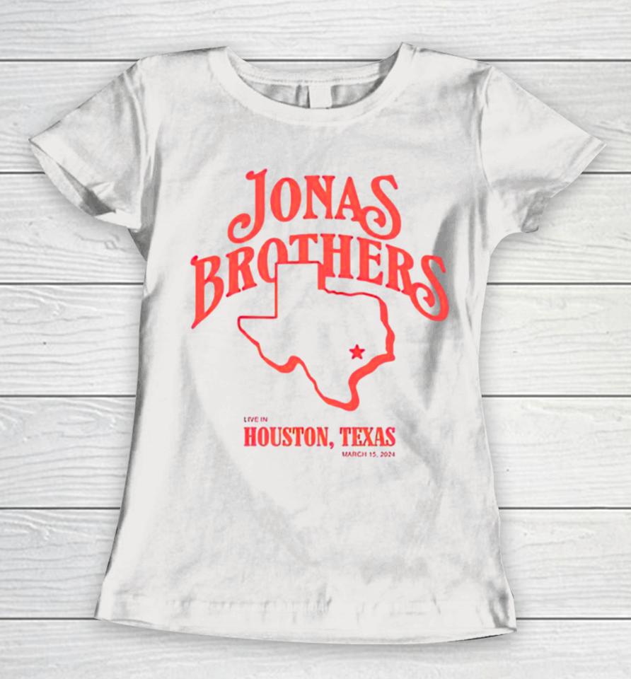 Jonas Brothers Houston Rodeo Texas State Women T-Shirt