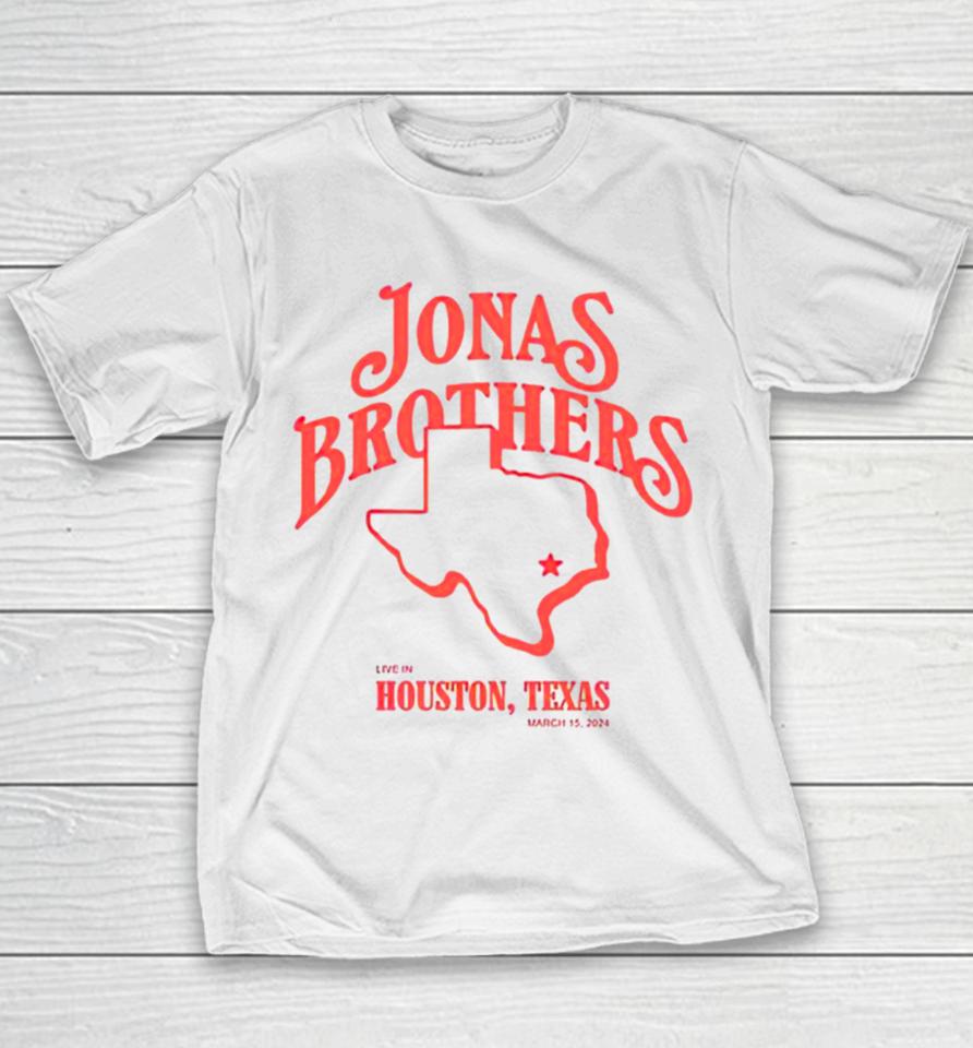 Jonas Brothers Houston Rodeo Texas State Youth T-Shirt