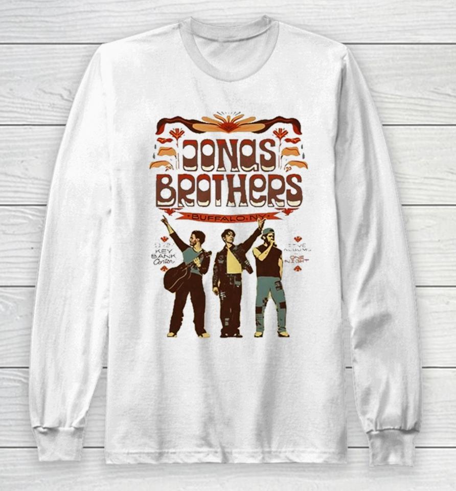 Jonas Brothers Keybank Center Buffalo Ny Nov 27 2023 Long Sleeve T-Shirt