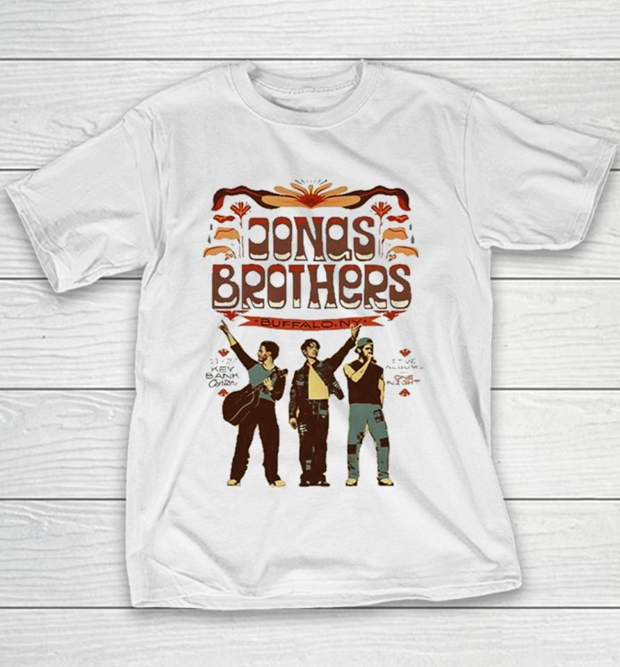 Jonas Brothers Keybank Center Buffalo Ny Nov 27 2023 Youth T-Shirt