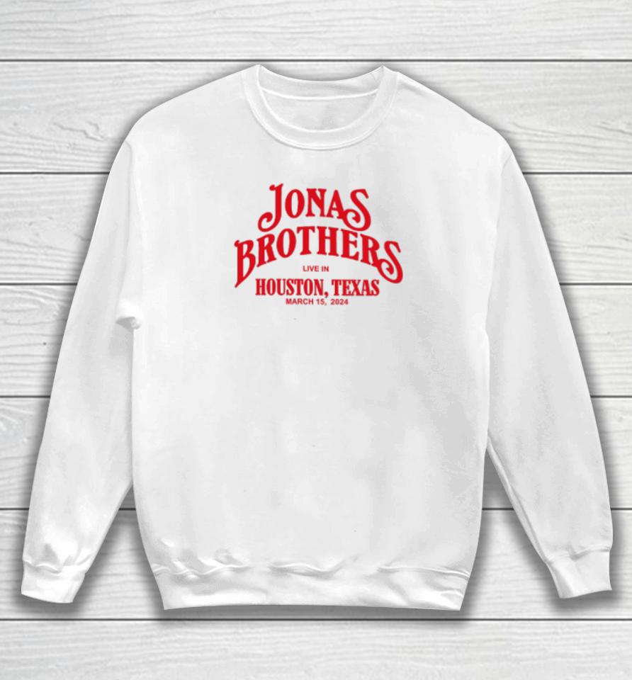 Jonasbrothers Merch Houston Rodeo Texas State Sweatshirt