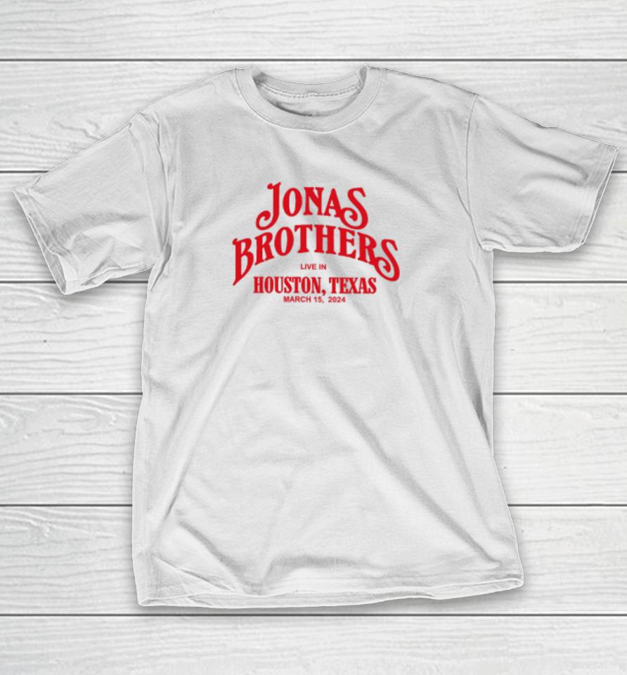 Jonasbrothers Merch Houston Rodeo Texas State T-Shirt