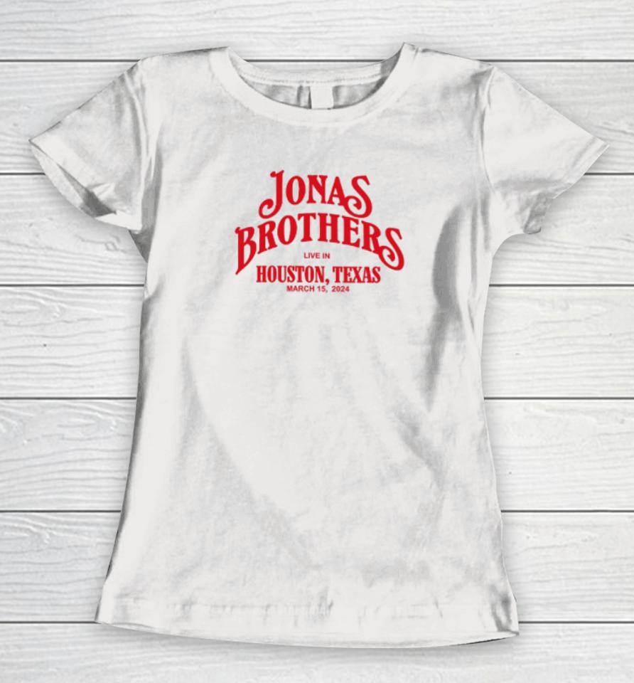 Jonasbrothers Merch Houston Rodeo Texas State Women T-Shirt