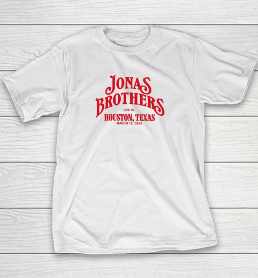 Jonasbrothers Merch Houston Rodeo Texas State Youth T-Shirt