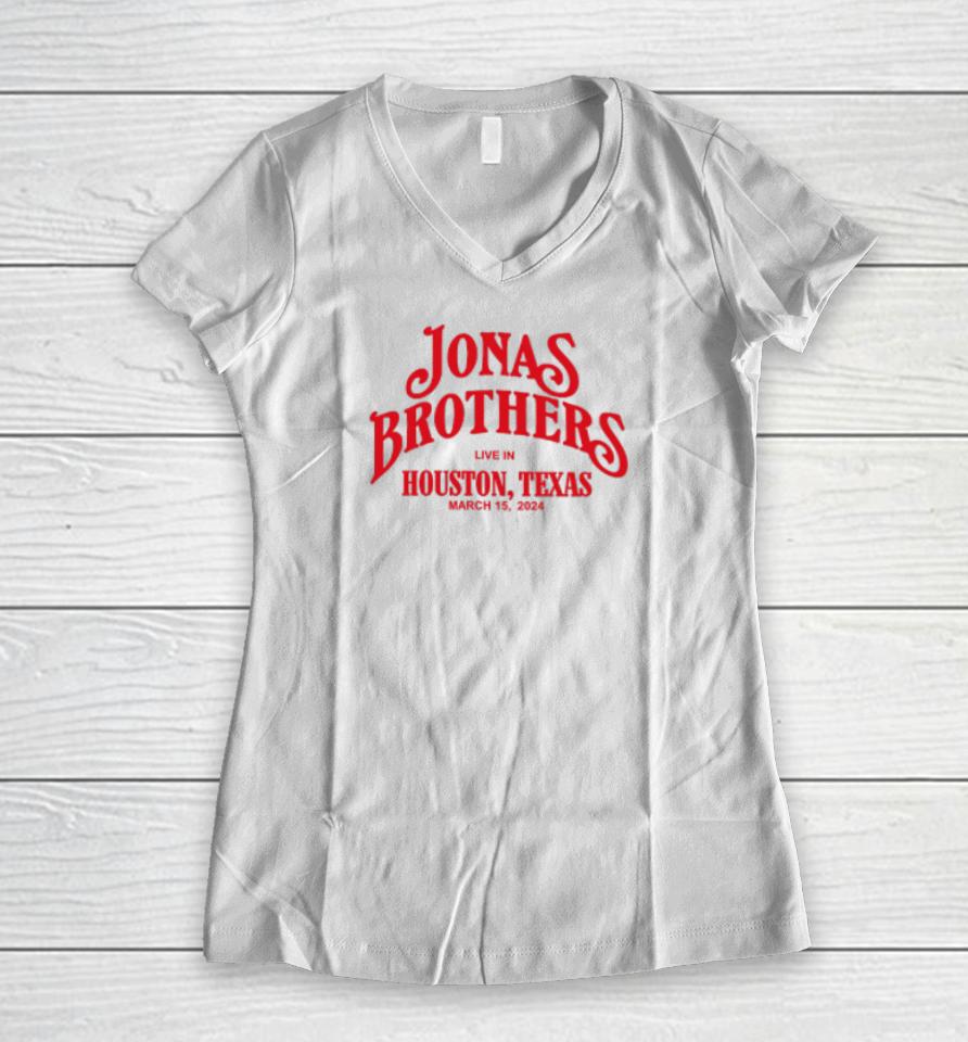 Jonasbrothers Shop Houston Rodeo Texas State Women V-Neck T-Shirt
