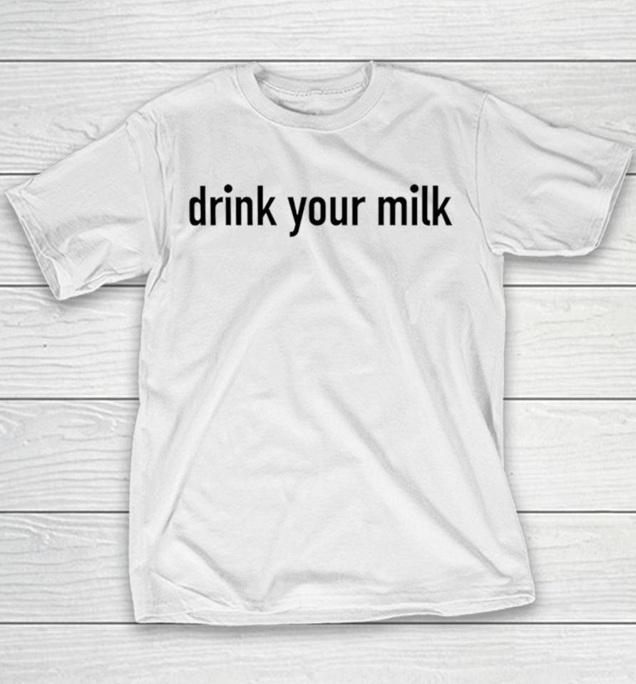 Jonathan Bailey Drink Your Milk Youth T-Shirt