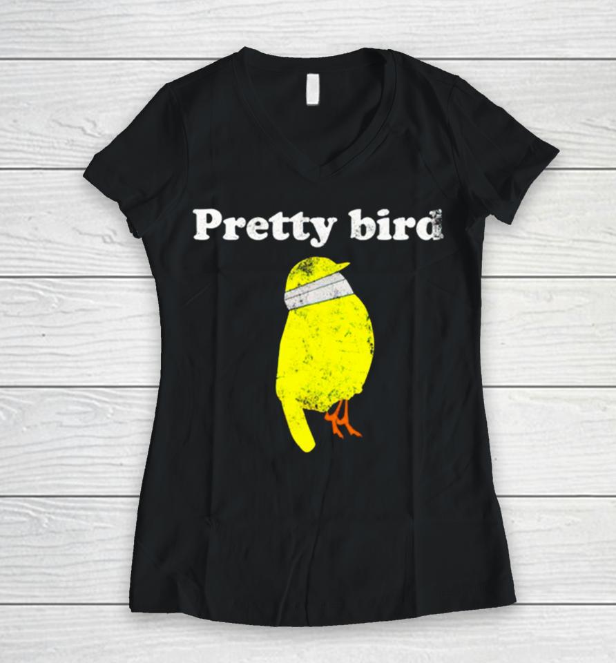 Jonathan Swanson Pretty Bird Women V-Neck T-Shirt