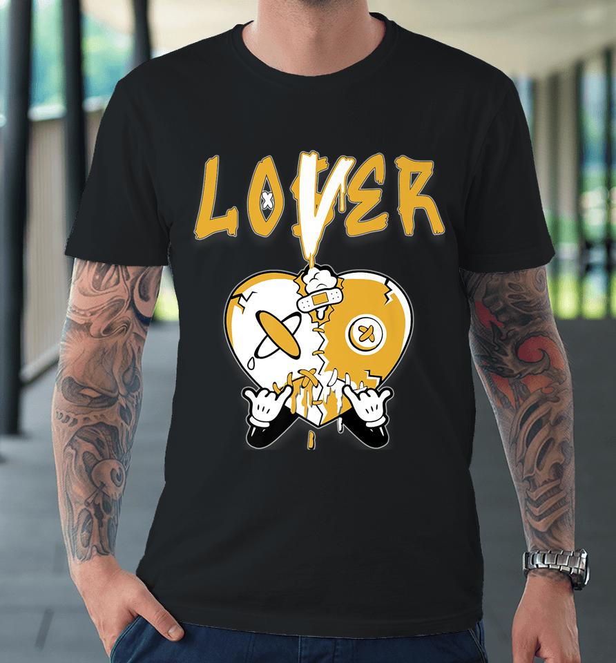 Jordan 14 Ginger To Match Loser Lover Heart Premium T-Shirt