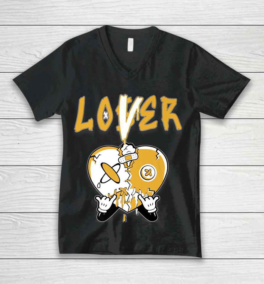 Jordan 14 Ginger To Match Loser Lover Heart Unisex V-Neck T-Shirt