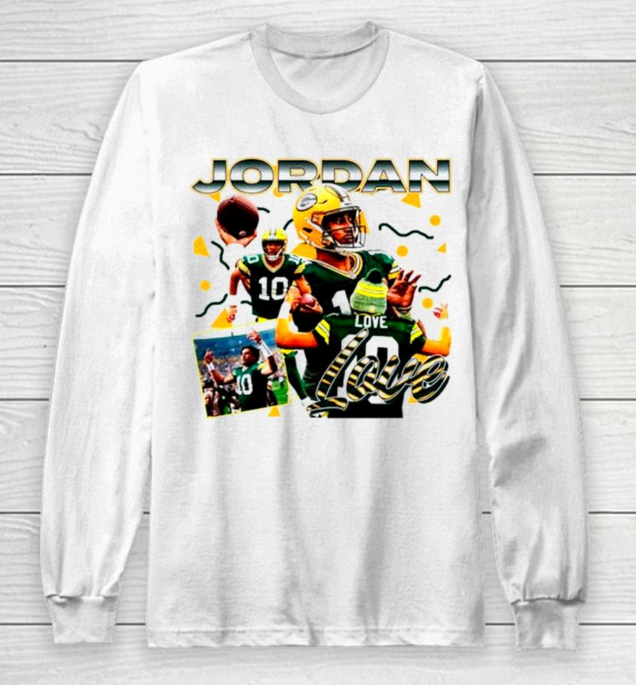 Jordan Love Green Bay Football Long Sleeve T-Shirt