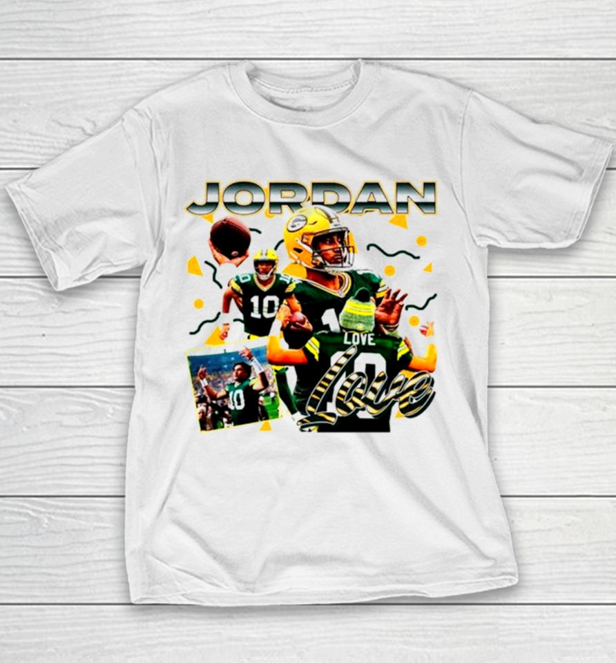 Jordan Love Green Bay Football Youth T-Shirt