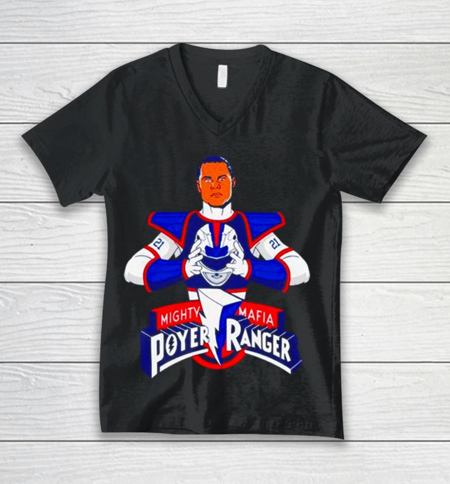Jordan Poyer Bills Mighty Mafia Poyer Ranger Unisex V-Neck T-Shirt