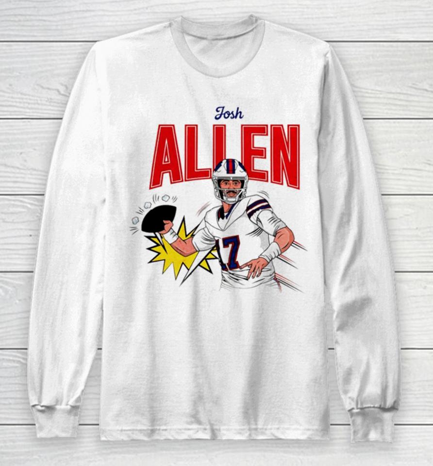 Josh Allen Buffalo Bills Football Long Sleeve T-Shirt