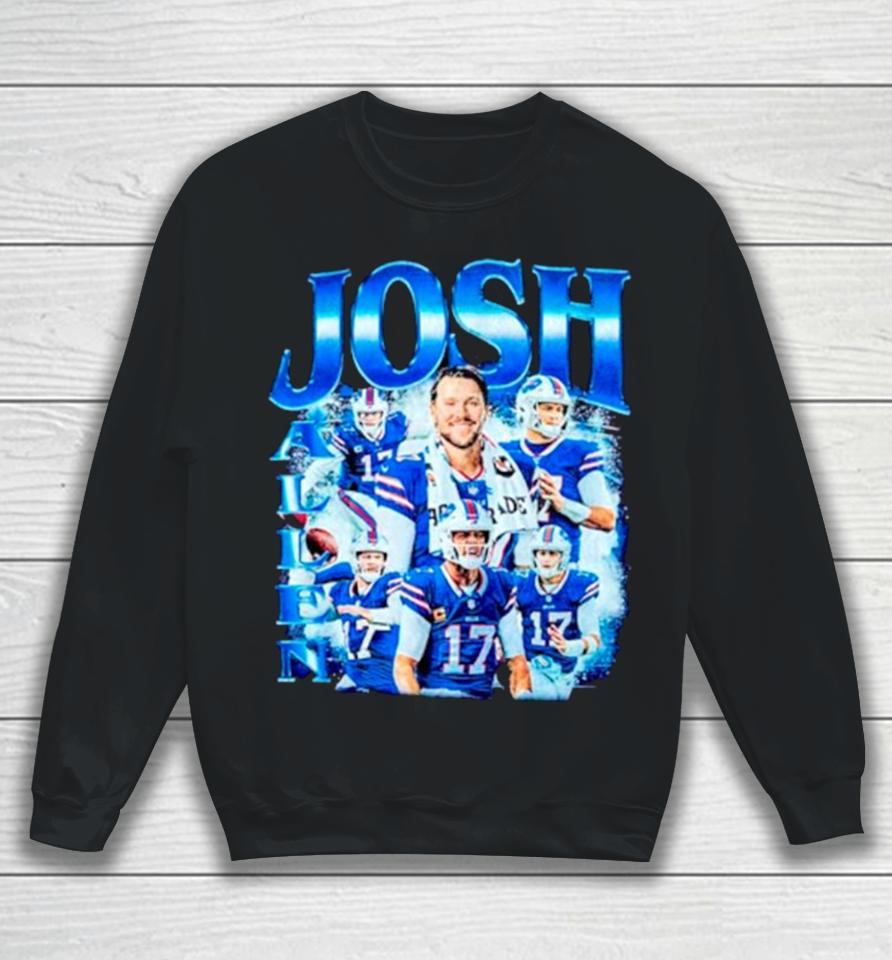 Josh Allen Buffalo Bills Retro Sweatshirt