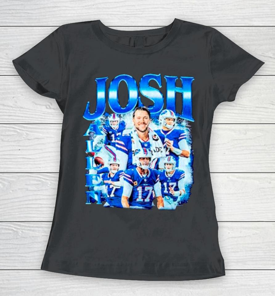 Josh Allen Buffalo Bills Retro Women T-Shirt