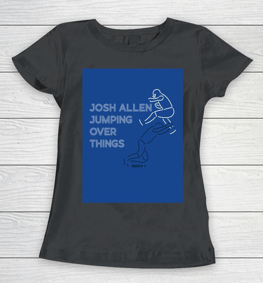 Josh Allen Jumping Over Things Women T-Shirt