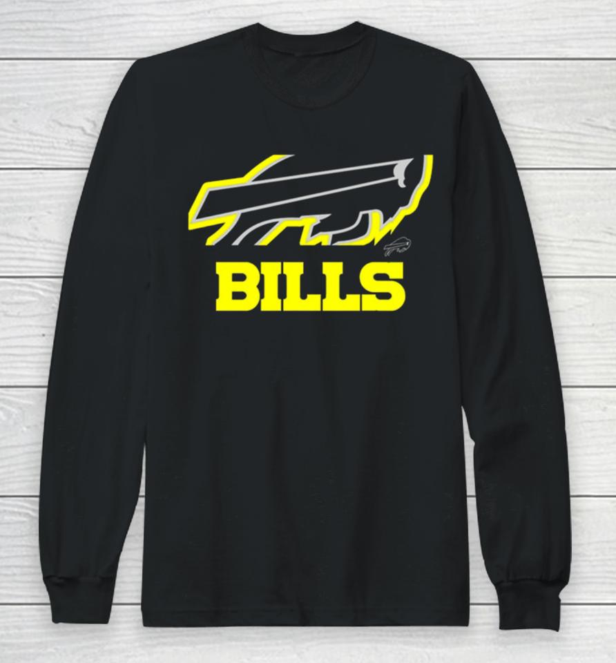 Josh Allen Wearing Buffalo Bills Volt Long Sleeve T-Shirt