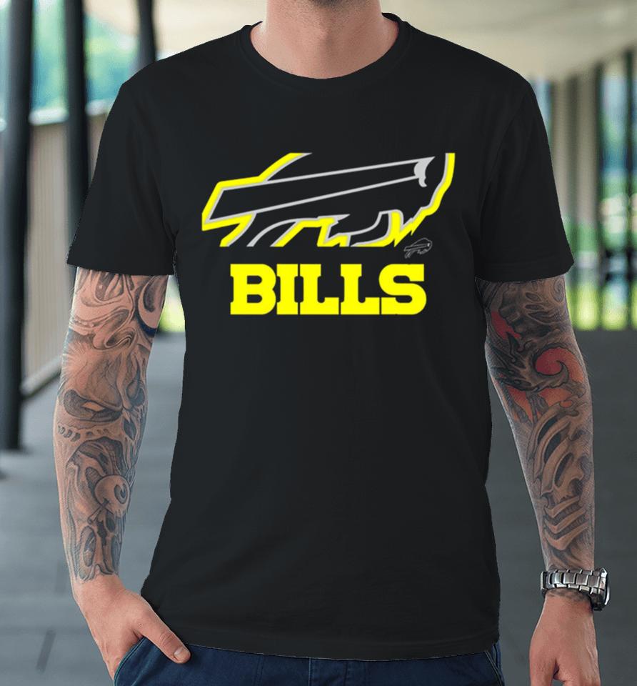 Josh Allen Wearing Buffalo Bills Volt Premium T-Shirt