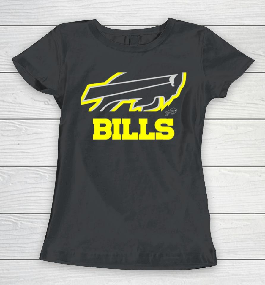 Josh Allen Wearing Buffalo Bills Volt Women T-Shirt